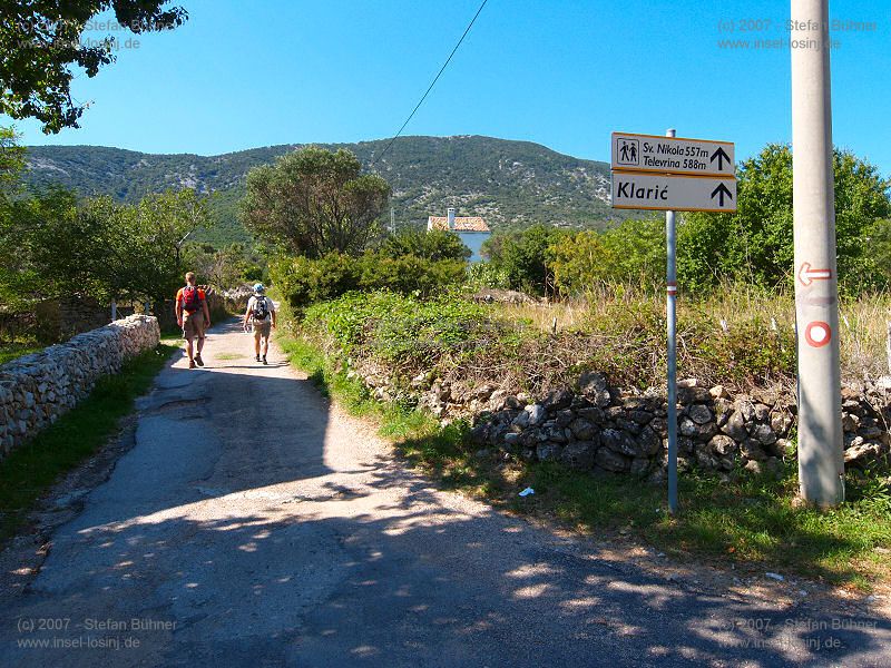 der Gebirgszug des Osorscica bei Nerezine / Osor auf der Insel Losinj