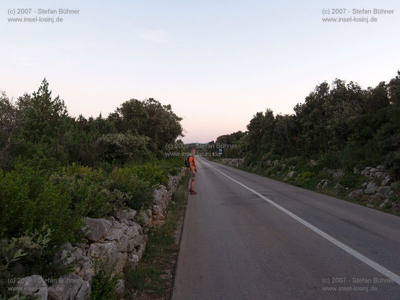 der Gebirgszug des Osorscica bei Nerezine / Osor auf der Insel Losinj