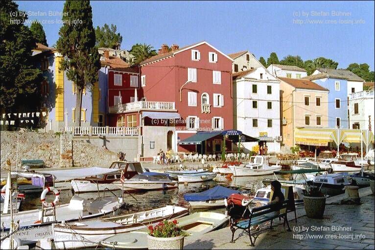 der Hafen von Veli Losinj in Kroatien